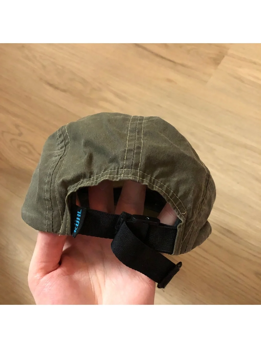 KÜHL 5 PANEL RENEGADE HIKING OUTDOOR ADJUSTABLE STRAPBACK HAT CAP OLIVE GREEN
